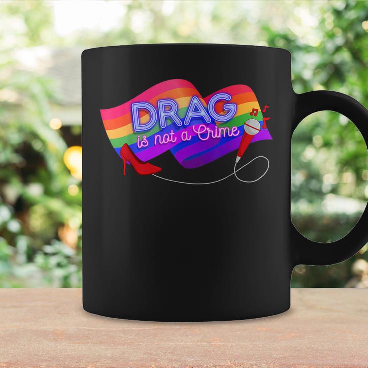 Drag Is Not A Crime Lgbt Gay Pride Rainbow Equality Coffee Mug Gifts ideas