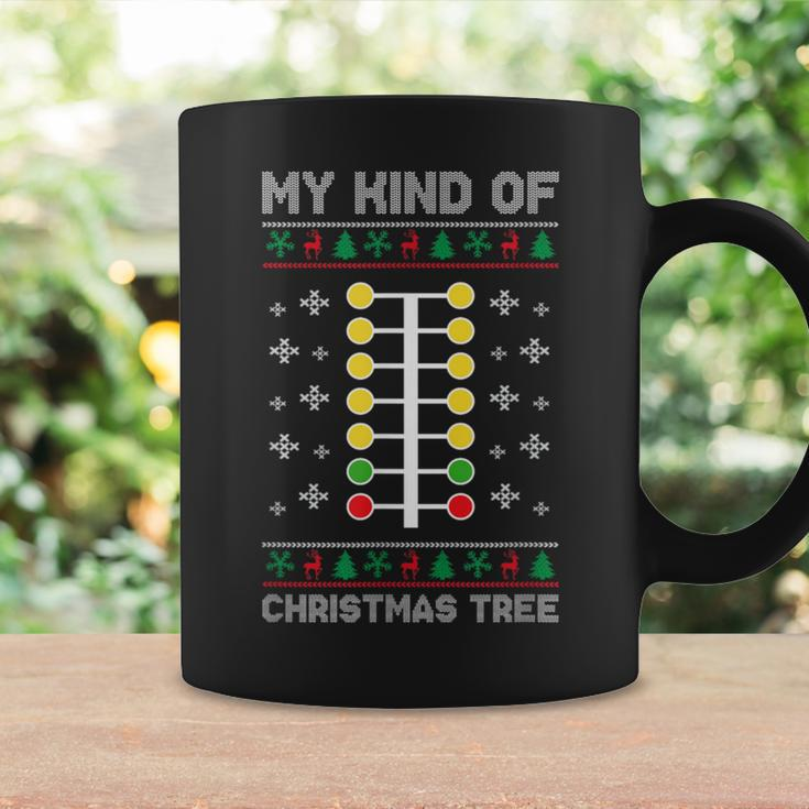 Drag Racing My Kind Of Christmas Tree Drag Racer Xmas Coffee Mug Gifts ideas