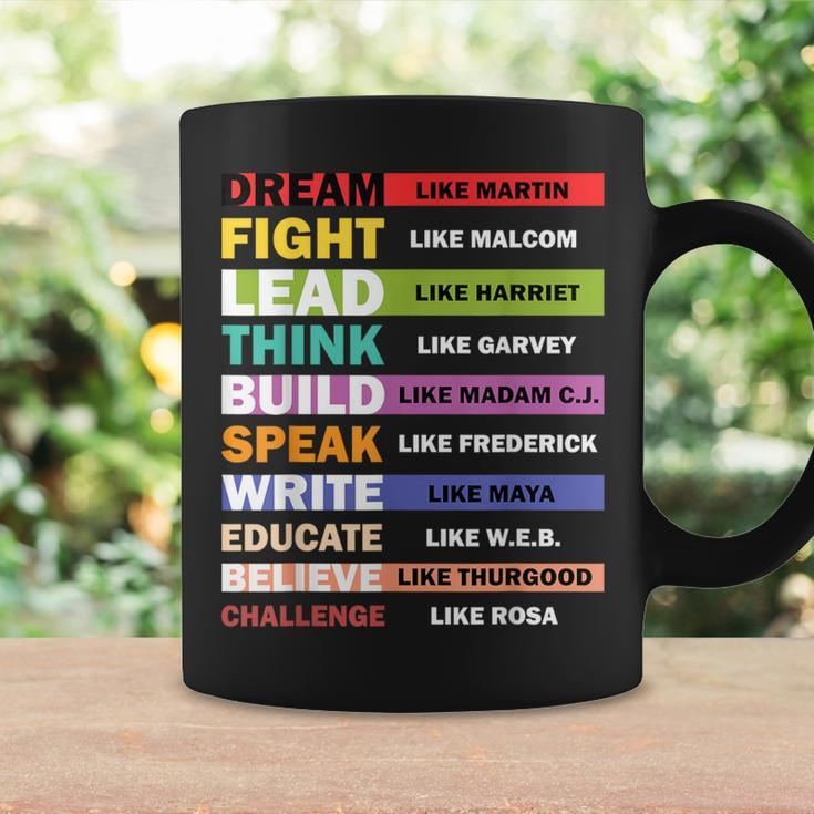 Dream Like Martin Lead Like Harriet Black History Month Coffee Mug Gifts ideas
