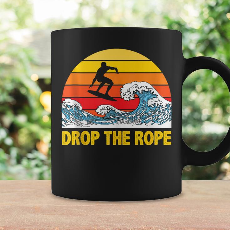Drop The Rope Wakesurf Wakesurfing Boat Lake Surf Coffee Mug Gifts ideas