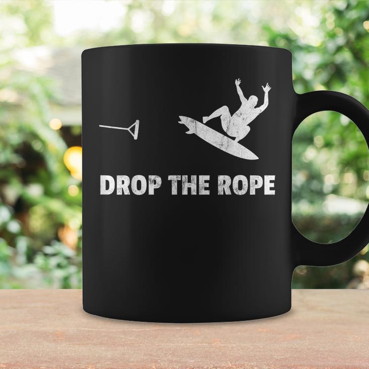 Drop The Rope Wakesurfing Wakesurf Vintage Wake Surf Coffee Mug Gifts ideas