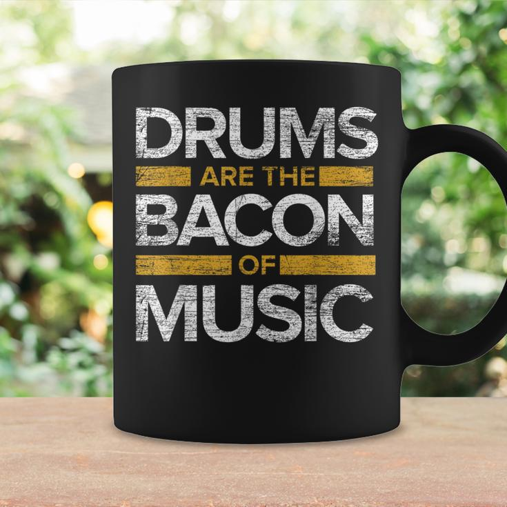 Drums Are The Bacon Of Music Drummer Drums Coffee Mug Gifts ideas