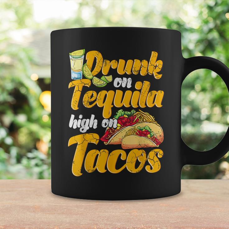 Drunk On Tequila High On Tacos Cinco De Mayo Mexican Mexico Coffee Mug Gifts ideas
