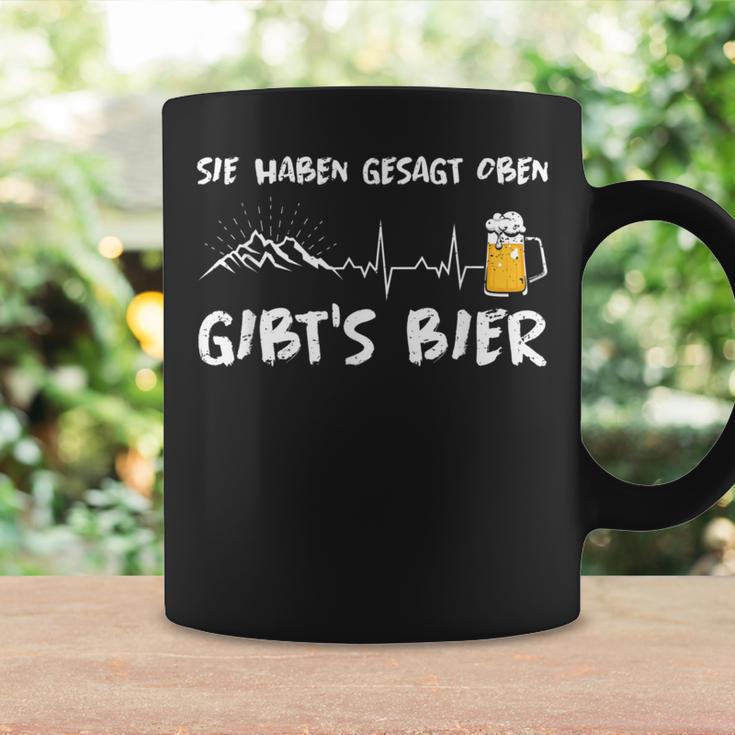 Du Haben Gesagt Oben Gibt's Bier Berge Wander Tassen Geschenkideen