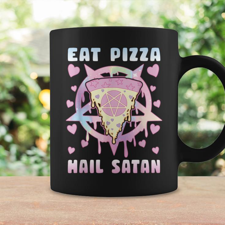 Eat Pizza Hail Satan Occult Satanic Tassen Geschenkideen