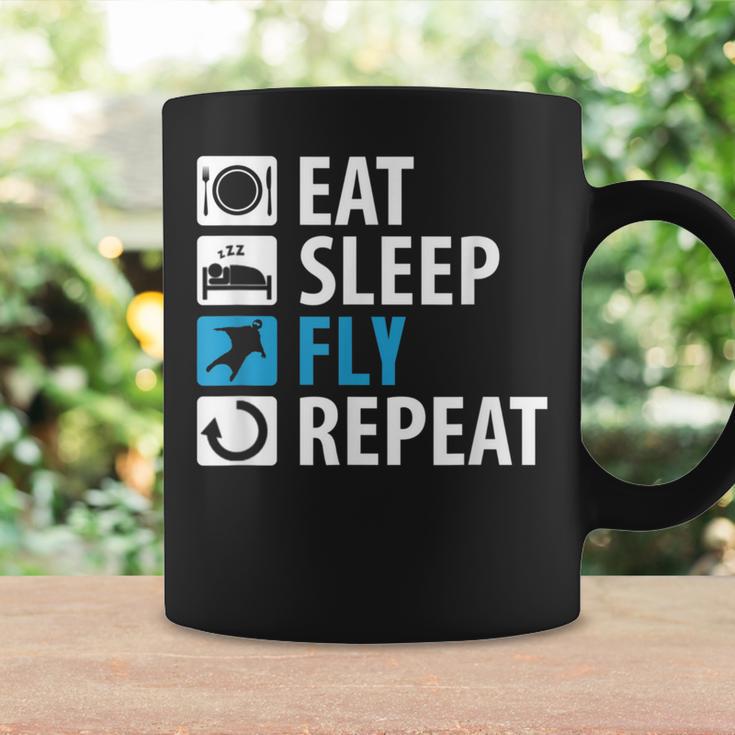 Eat Sleep Fly Repeat Wingsuit Flying Coffee Mug Gifts ideas