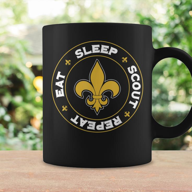 Eat Sleep Scout Repeat Scouting Coffee Mug Gifts ideas
