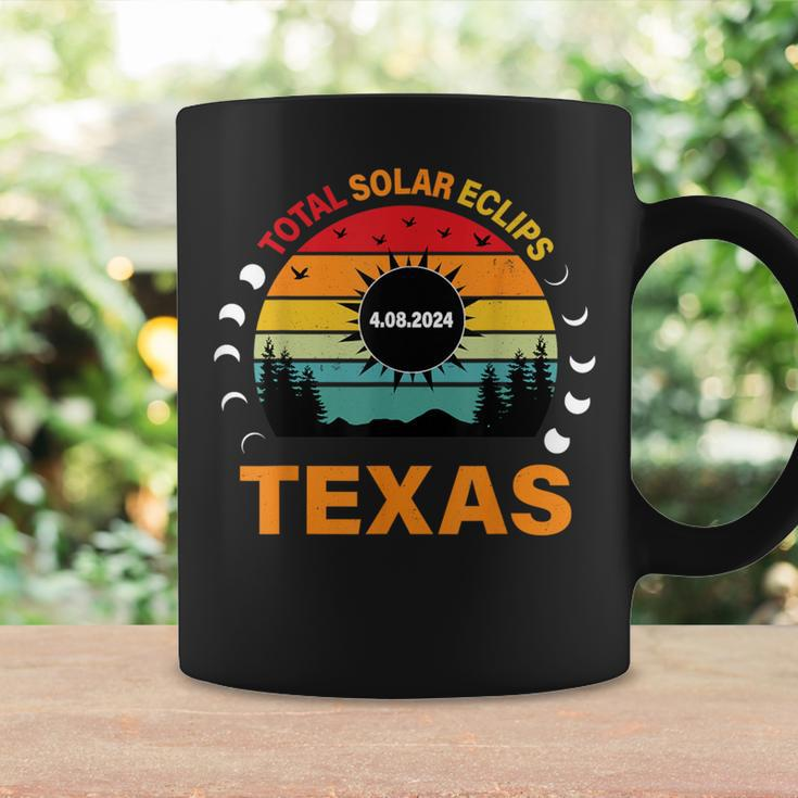 Eclipse Solar 2024 Texas Vintage Totality Texas Coffee Mug Gifts ideas