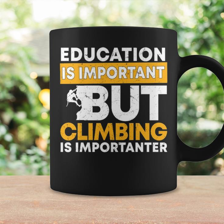 Education Climbing Wall Climber Rock Climbing Coffee Mug Gifts ideas