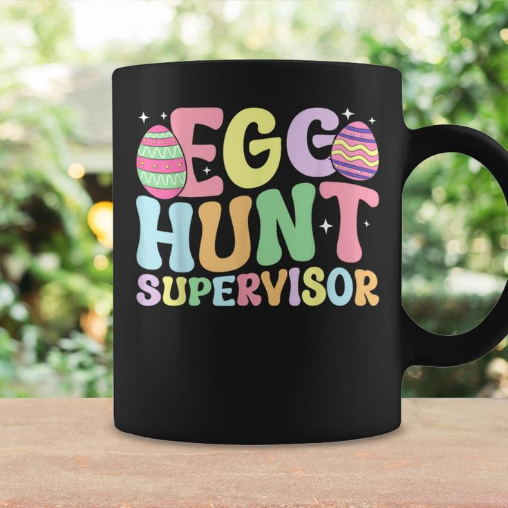 Egg Hunt Supervisor Retro Egg Hunting Party Mom Dad Easter Coffee Mug Gifts ideas