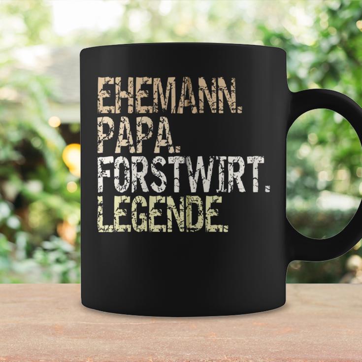 Ehemann Papa Forstwirt Legende Förster Waldarbeiter Outfit Kapuzenjacke Tassen Geschenkideen