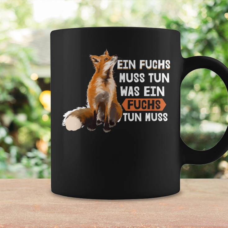 Ein Fuchs Muss Tun Was Ein Fuchs Tun Muss Painted Fox Tassen Geschenkideen