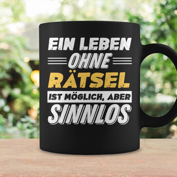 Ein Leben Ohne Rätsel Spruch Lustiges Rätsel Tassen Geschenkideen