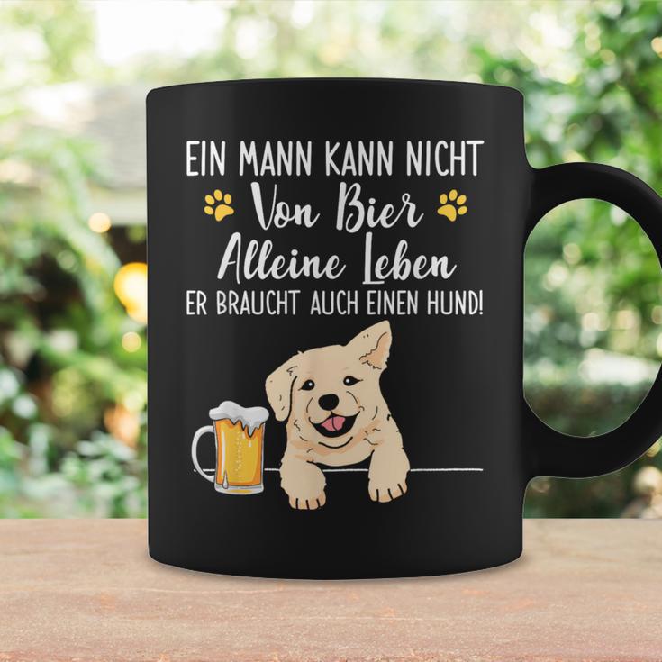 Ein Mann Kann Nichton Bier Alleine Leben Dog Dad Dog Tassen Geschenkideen