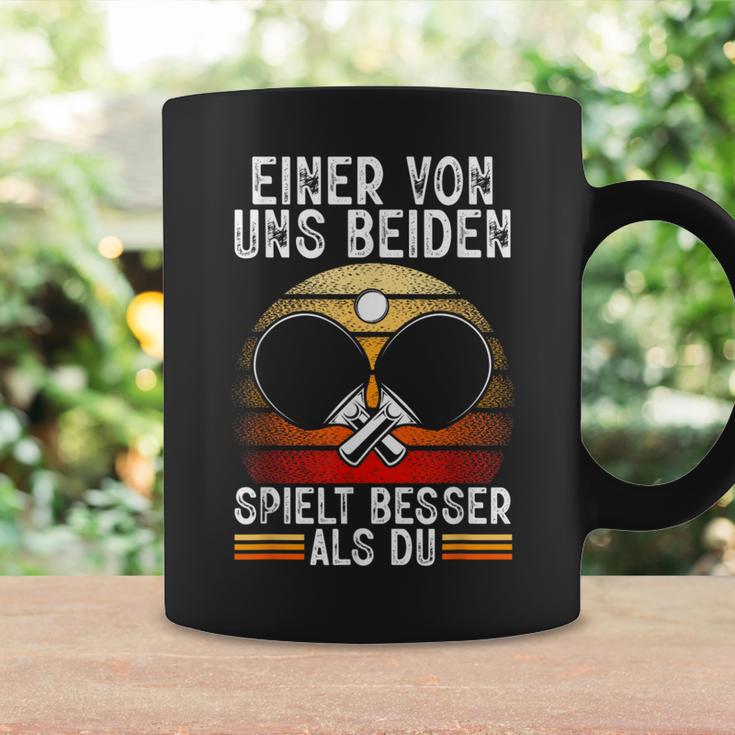 Ein Von Uns Beiden Spielt Besser Tischten Tassen Geschenkideen