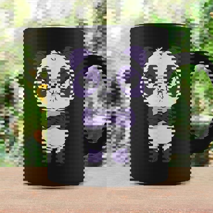 El Oso Panda Enfadado No Es Feliz Taza de café Ideas de regalos