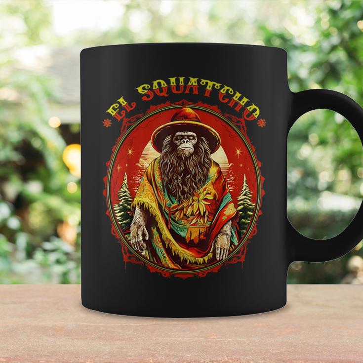 El Squatcho Poncho – Western Bigfoot Sasquatch Coffee Mug Gifts ideas