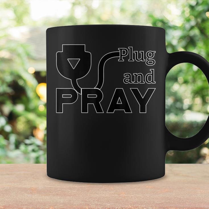 Electronics Plug And Pray Play Setup Electrical Engineering Coffee Mug Gifts ideas