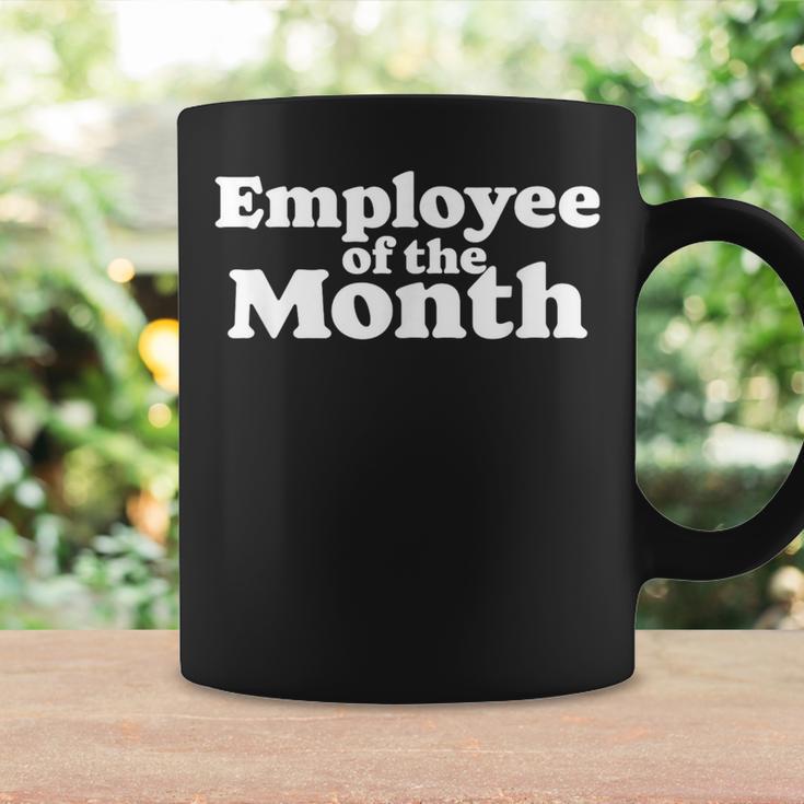 Employee Of The Month Ironic Minimalist 80S Graphic Coffee Mug Gifts ideas