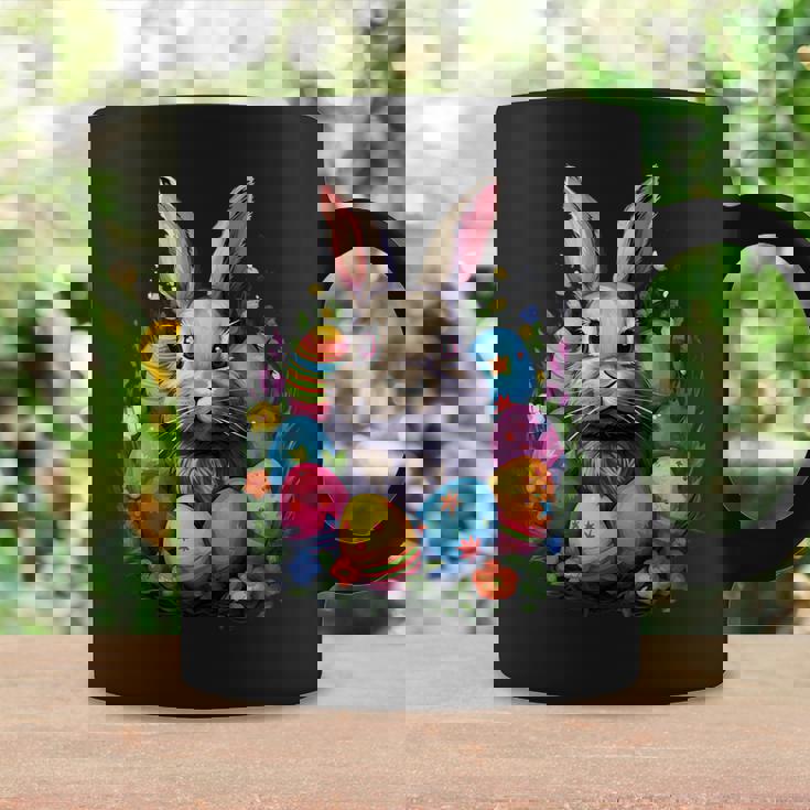 Printemps Pâques Karnickel Mignon Lapin De Pâques Motifs Tasse Idées cadeaux