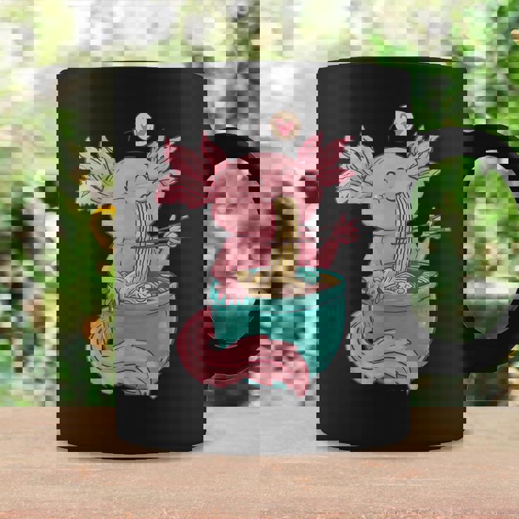 Me Encantan Los Fideos Y El Axolotl Kawaii Anime Kawaii Taza de café Ideas de regalos