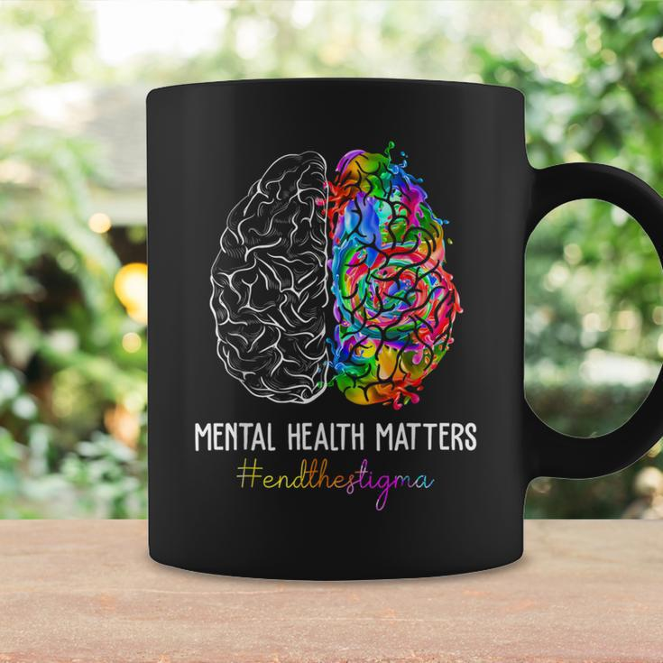 End The Stigma Mental Health Matters Mental Awareness Coffee Mug Gifts ideas