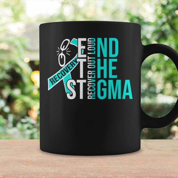 End The Stigma Recover Out Loud Aa Na Addiction Recovery Coffee Mug Gifts ideas