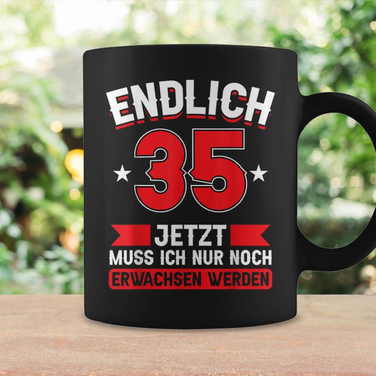 Endlich 35 Jetzt Nur Noch Erwachsenwerden 35Th Birthday Tassen Geschenkideen