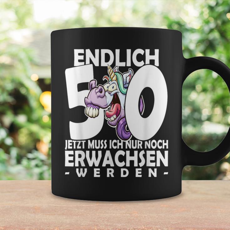 Endlich 50 Jetzt Muss Ich Nur Noch Arwachsenwerden Unicorn S Tassen Geschenkideen