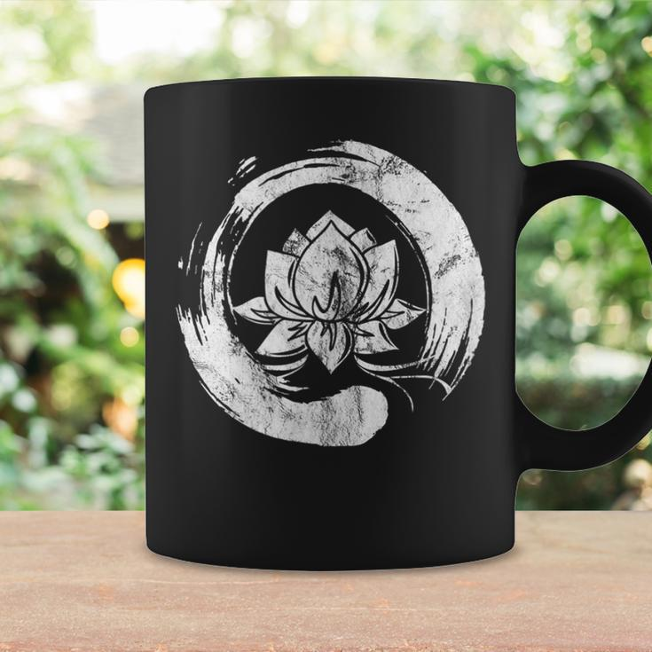 Enso Zen Circle Of Enlightenment Lotus Vintage Coffee Mug Gifts ideas