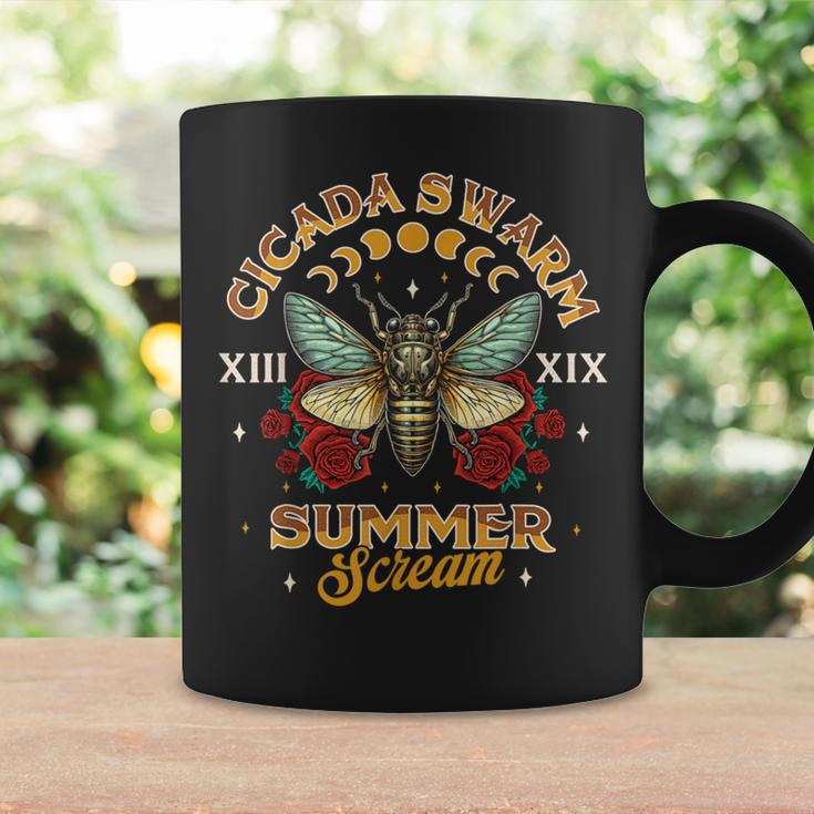 Entomology Cicada Lover 2024 Cicada Swarm Summer Scream Coffee Mug Gifts ideas