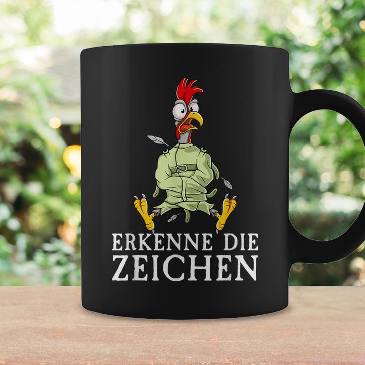 Erkenne Die Signserrückt Angratt Cockerel Tassen Geschenkideen