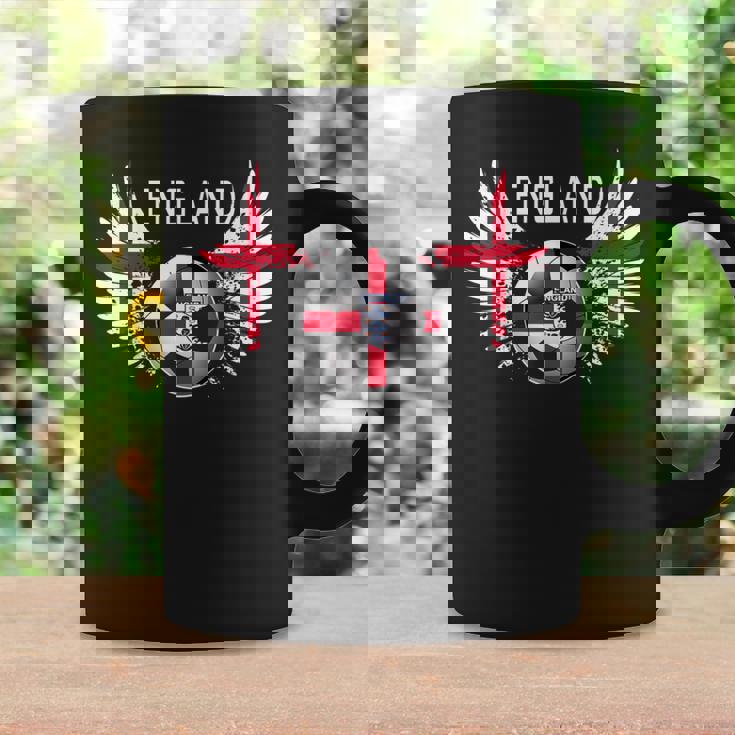 Estilo Jersey Eng England Football Fans Taza de café Ideas de regalos