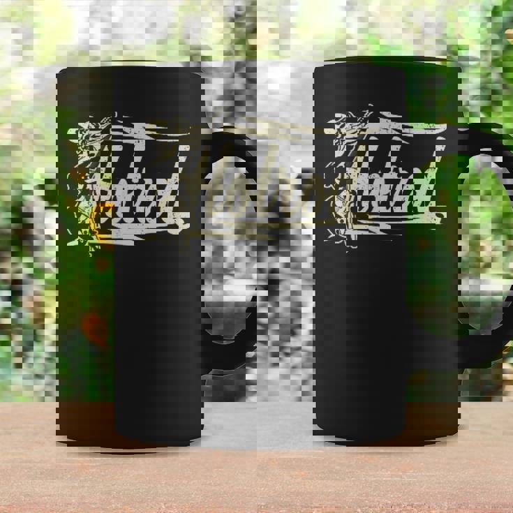 Estilo Retrointage Hotrod Rockabilly Diseño Envejecido Taza de café Ideas de regalos