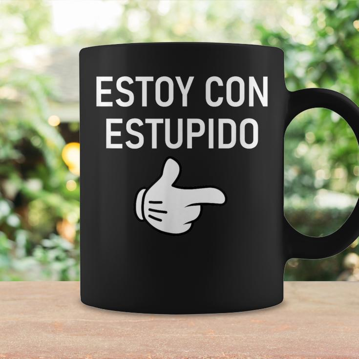 Estoy Con Estupido I'm With Stupid In Spanish Joke Coffee Mug Gifts ideas