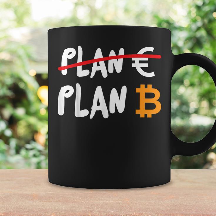 Euro Ist Feitert Btc Bitcoin Plan B Black Tassen Geschenkideen