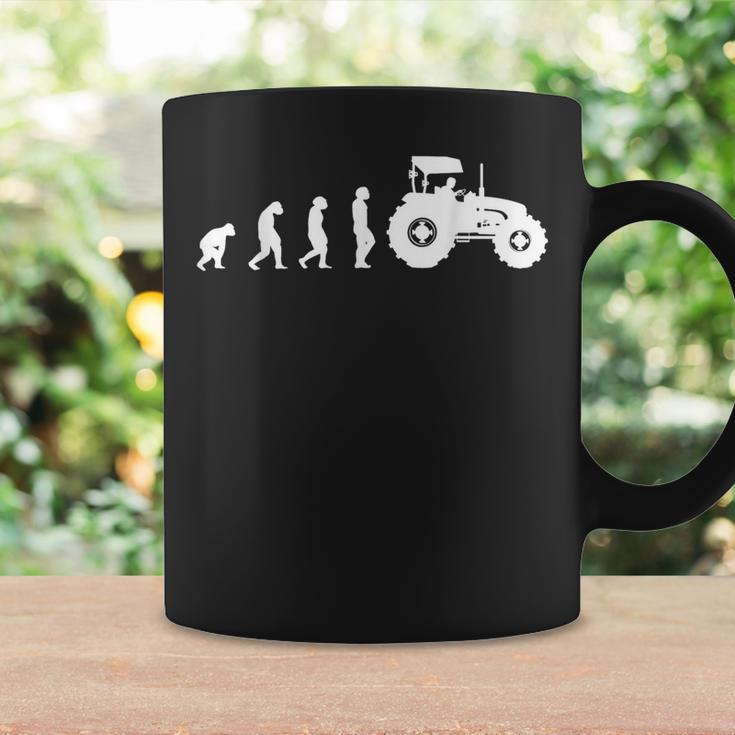 Evolution Of The Farmer Tractor Farming Coffee Mug Gifts ideas