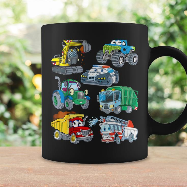 Excavator Fire Truck Police Car Monster Truck For Boys Coffee Mug Gifts ideas