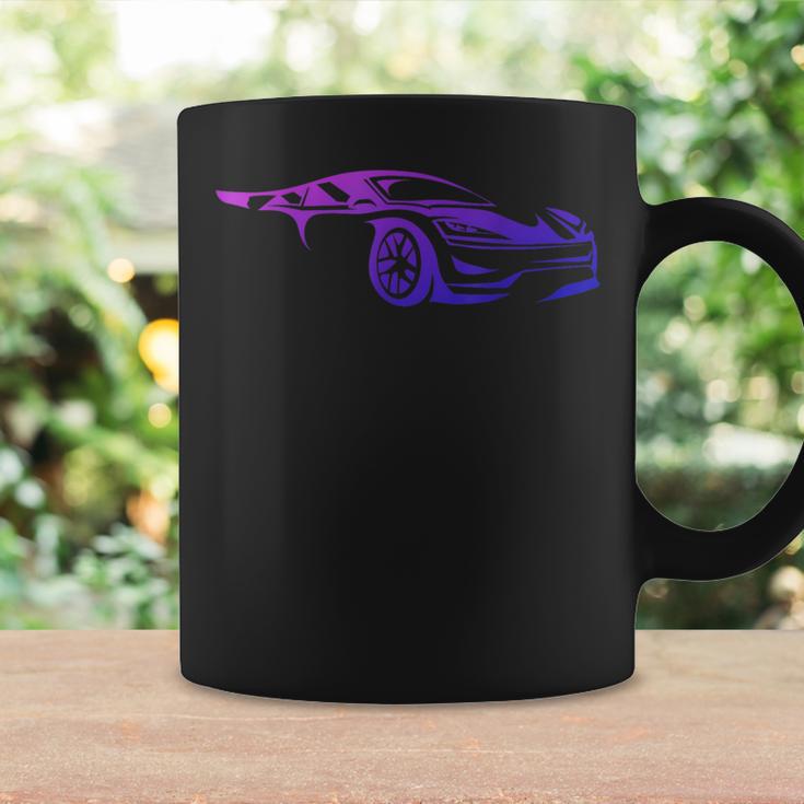 Exotic Supercar Silhouette Turbo Sports Car Coffee Mug Gifts ideas