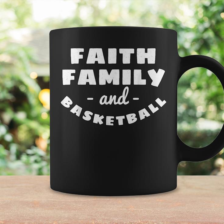 Faith Family Basketball Team Sport Christianity Coffee Mug Gifts ideas