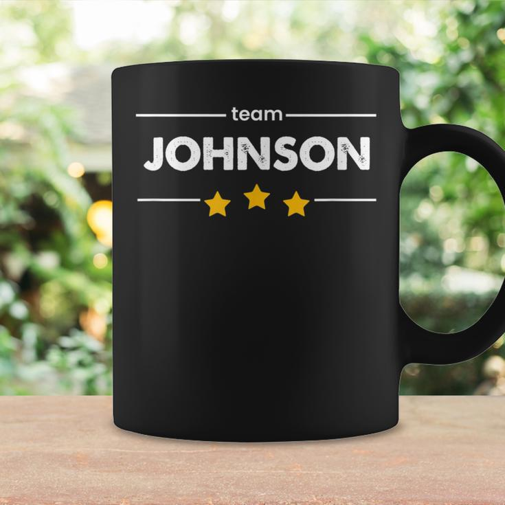 Family Name Surname Or First Name Team Johnson Coffee Mug Gifts ideas