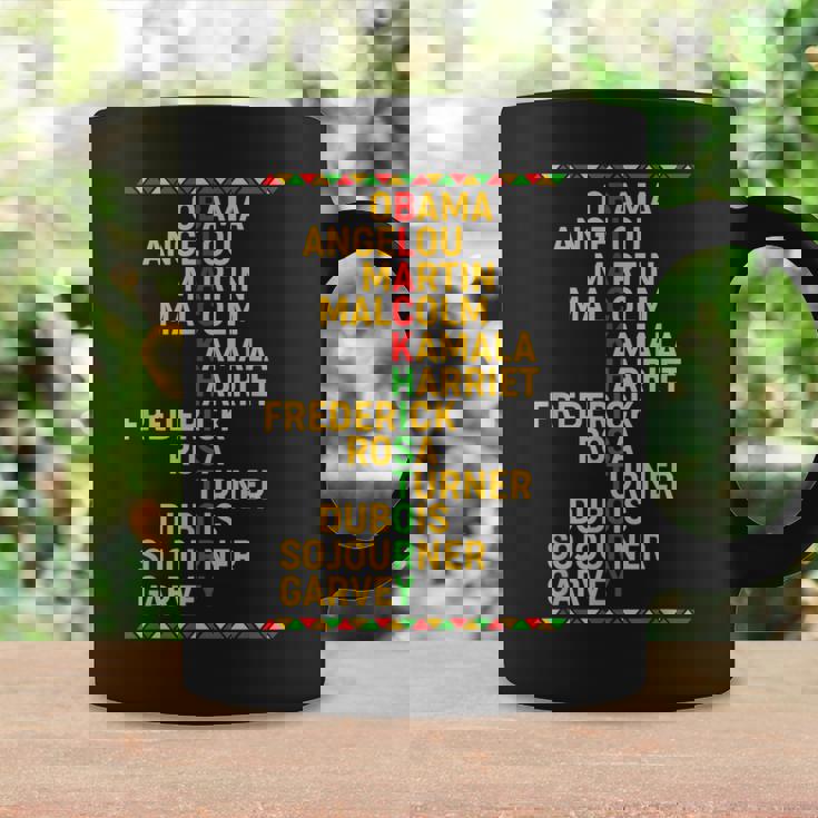 Famous African American Leader Culture Black History Month Coffee Mug Gifts ideas