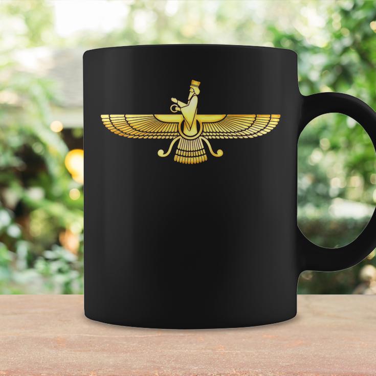 Faravahar Zarathustra Symbol Zeichen Iran Flügel Falke Tassen Geschenkideen