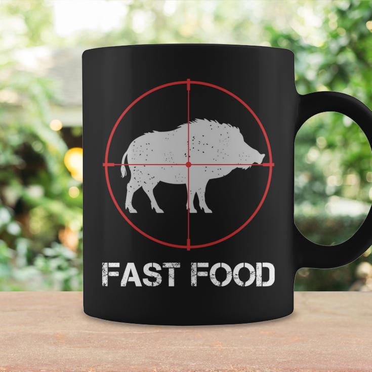 Fast Food Wildschweinjagd Lustige Tierwelt Jäger Papa Tassen Geschenkideen