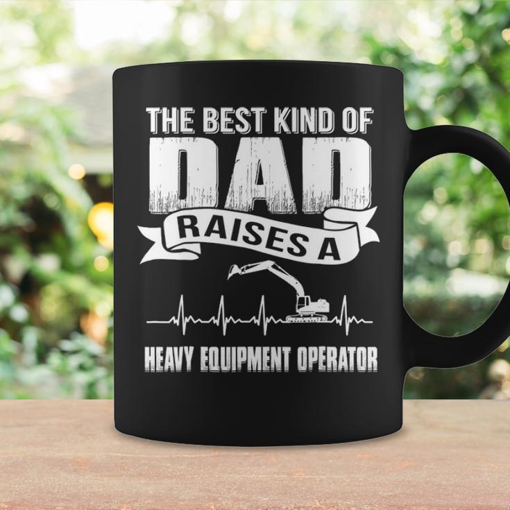 Father Day Best Dad Raise Heavy Equipment Operator Coffee Mug Gifts ideas