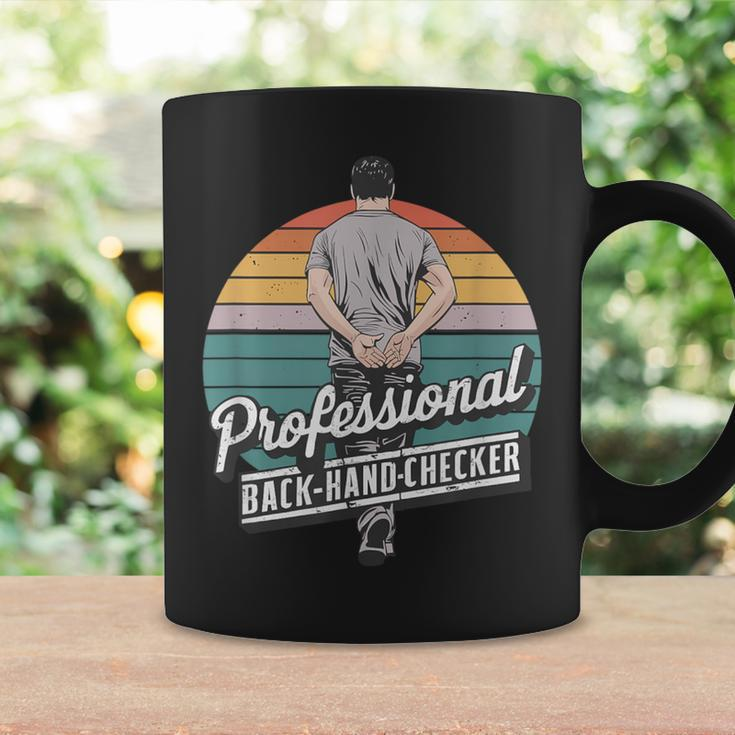 Father's Day Quote Professional Back Hand Checker Dads Coffee Mug Gifts ideas