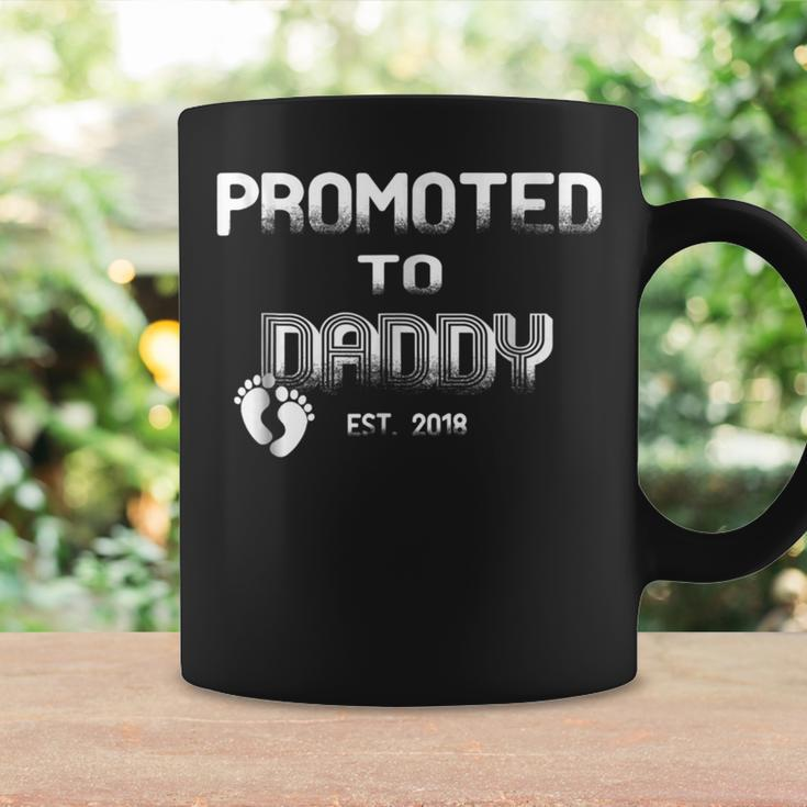 Father's Day Promoted To Daddy Est 2018 New Dad Coffee Mug Gifts ideas