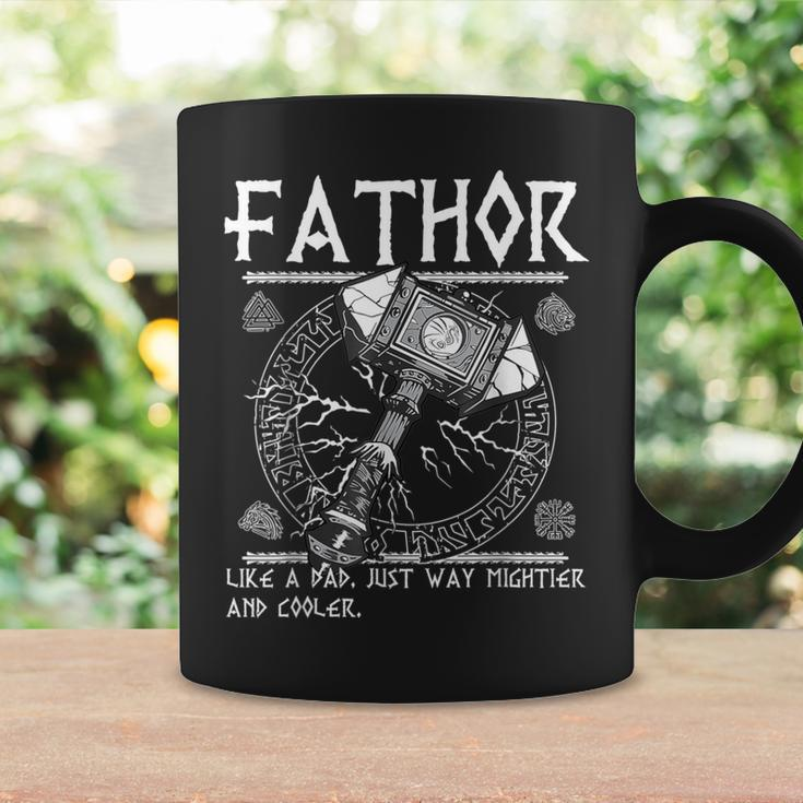 Fathor Like Dad Just Way Mightier Father's Day Fa-Thor Coffee Mug Gifts ideas
