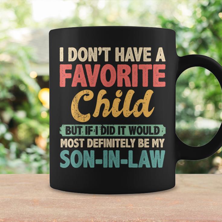 My Favorite Child Most Definitely My Son-In-Law Retro Coffee Mug Gifts ideas