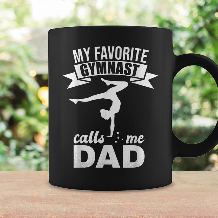 My Favorite Gymnast Calls Me Dad Gymnastic Lover Coffee Mug Gifts ideas